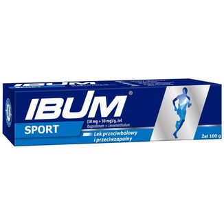 Ibum Sport (50 mg + 30 mg)/g, żel, 100 g - zdjęcie produktu