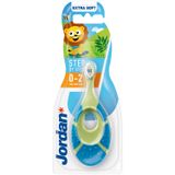 Jordan Step by Step, szczoteczka do zębów dla dzieci, 0-2 lata, Extra Soft, 1 sztuka - miniaturka zdjęcia produktu