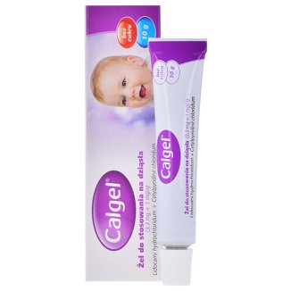 Calgel (3,3 mg + 1mg )/ g, żel do stosowania na dziąsła dla dzieci od 3 miesiąca, 10 g - zdjęcie produktu