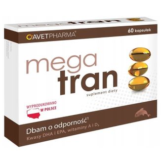 AvetPharma Mega Tran, 60 kapsułek - zdjęcie produktu