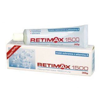 Retimax 1500, maść ochronna z witaminą A, 30 g USZKODZONE OPAKOWANIE - zdjęcie produktu