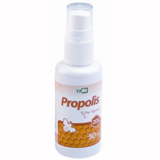 Virde, propolis spray, roztwór 20%, 50 ml - zdjęcie produktu