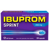 Ibuprom Sprint 200 mg, 24 kapsułki miękkie KRÓTKA DATA - miniaturka zdjęcia produktu