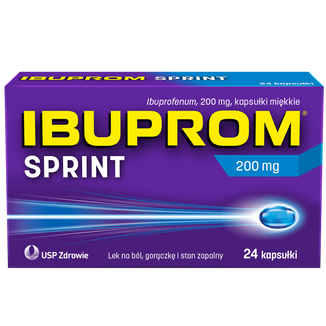 Ibuprom Sprint 200 mg, 24 kapsułki miękkie - zdjęcie produktu