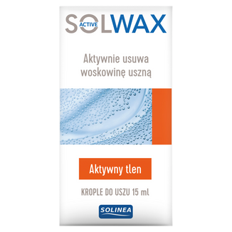 Solwax Active, krople do uszu, 15 ml Solwax Active, krople do uszu, 15 ml - zdjęcie produktu