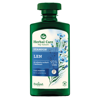 Farmona Herbal Care, szampon do włosów suchych i łamliwych, Len, 330 ml - zdjęcie produktu
