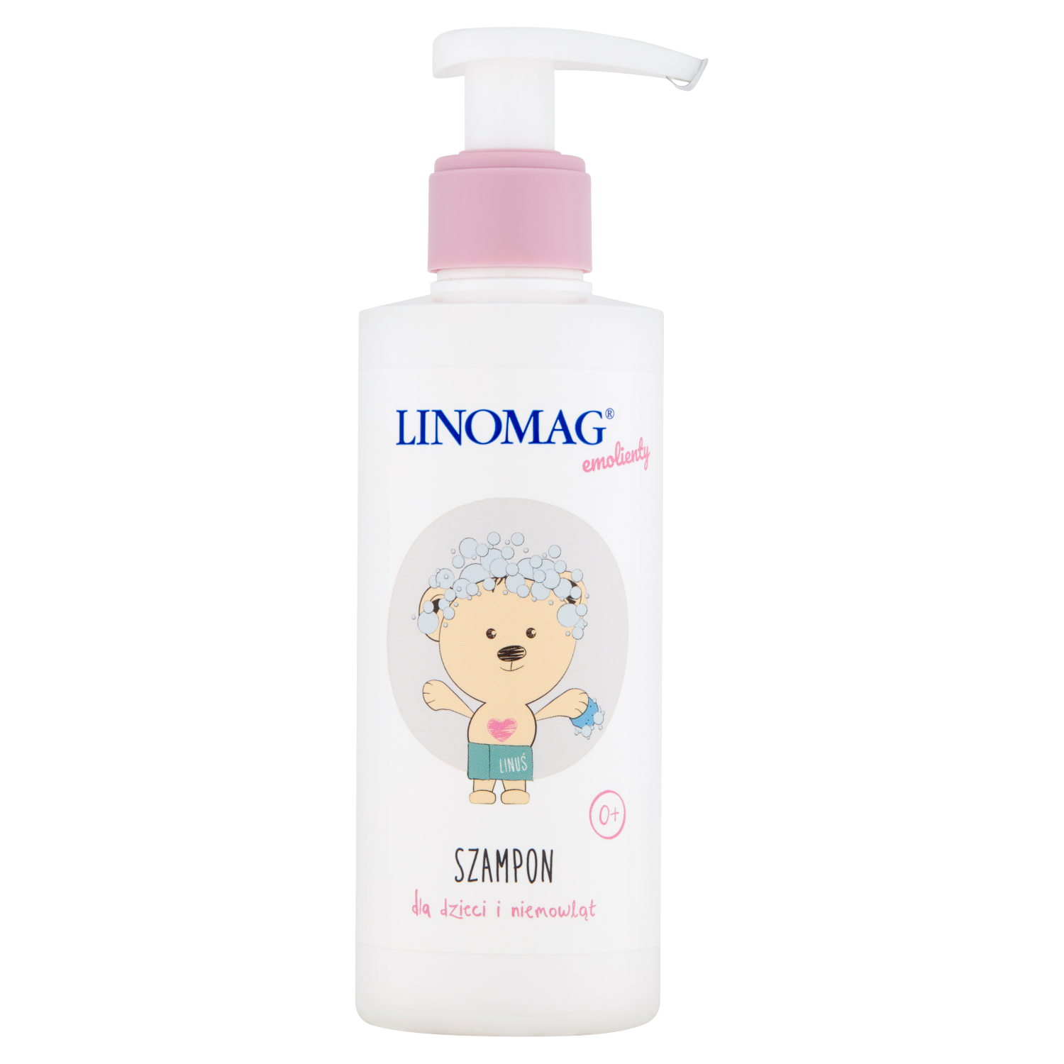 Linomag Linomag Emolienty, szampon dla dzieci i niemowląt od 1 dnia życia, 200 ml
