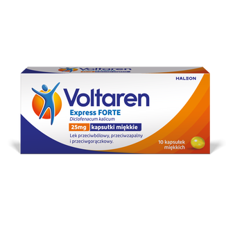 Voltaren Express Forte 25 mg, 10 kapsułek miękkich - zdjęcie produktu