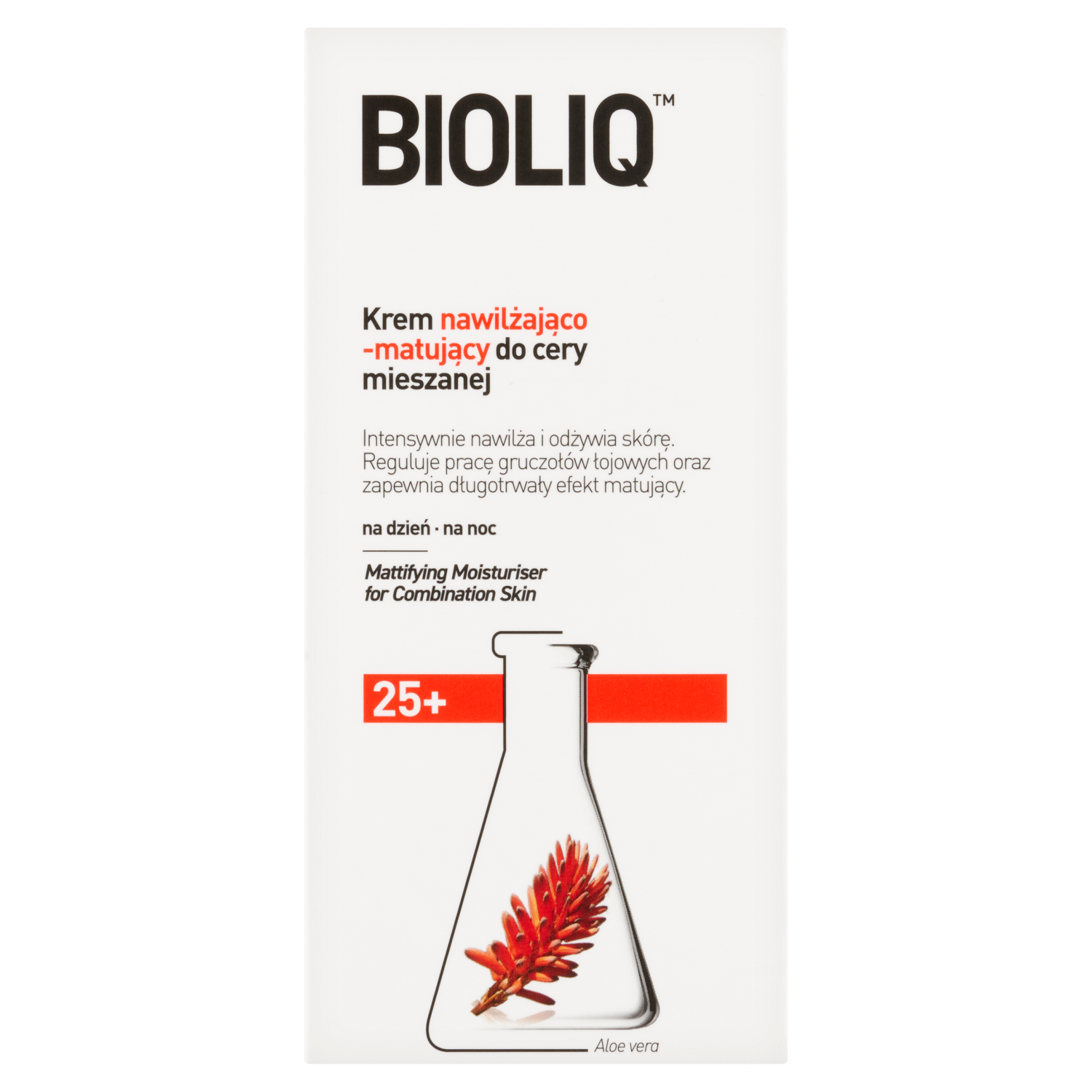 Bioliq Bioliq 25+, Creme feuchtigkeitsspendend-mattierend für Mischhaut, 50 ml — Inhaltsstoffe und Bewertung