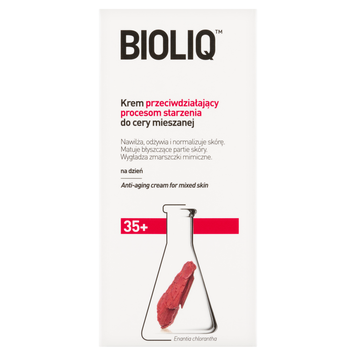 Bioliq Bioliq 35 +, krem przeciwdziałający Procesom starzenia do cery mieszanej, 50 ml