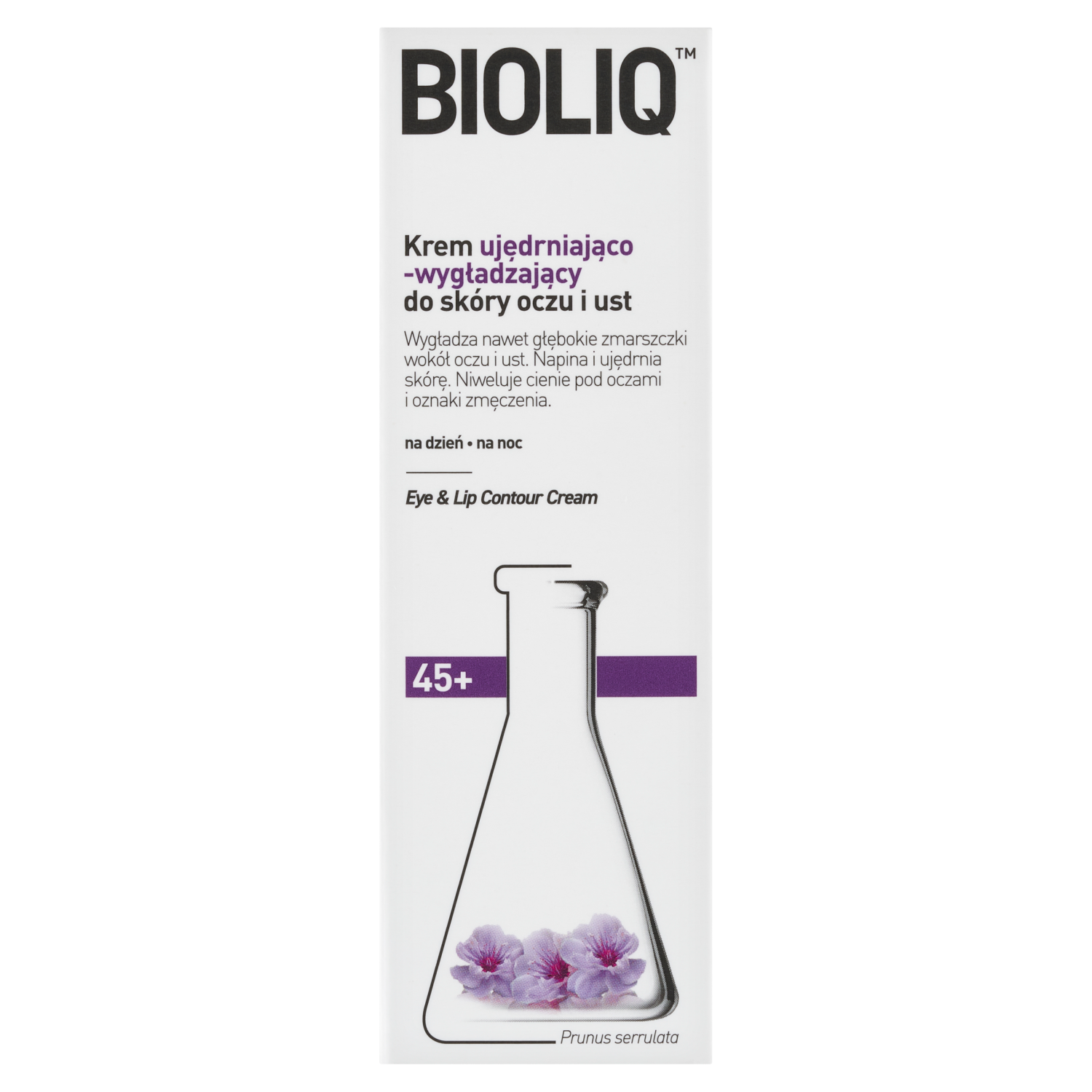 Bioliq Bioliq 45 +, krem ujędrniająco-wygładzający do skóry oczu i ust, 15 ml