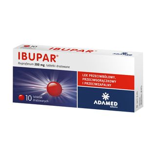 Ibupar 200 mg, 10 tabletek - zdjęcie produktu