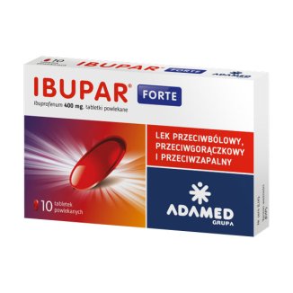 Ibupar Forte 400 mg, 10 tabletek - zdjęcie produktu