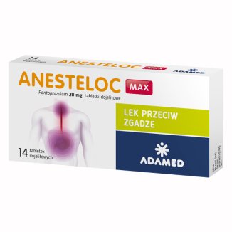 Anesteloc Max 20 mg, 14 tabletek dojelitowych - zdjęcie produktu