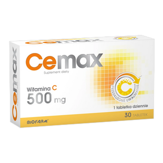 CeMax 500 mg, 30 tabletek o przedłużonym uwalnianiu - zdjęcie produktu
