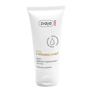 Ziaja Med Profiaktyka Zmarszczek, krem głęboko regenerujący na noc, 50 ml USZKODZONE OPAKOWANIE - zdjęcie produktu