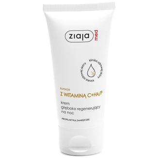 Ziaja Med Profiaktyka Zmarszczek, krem głęboko regenerujący na noc, 50 ml - zdjęcie produktu