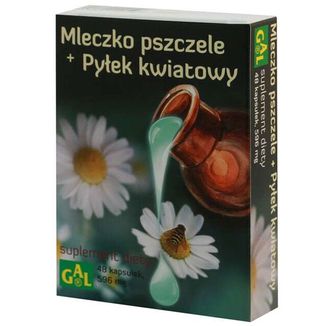 GAL Mleczko pszczele + Pyłek kwiatowy, 48 kapsułek KRÓTKA DATA - zdjęcie produktu