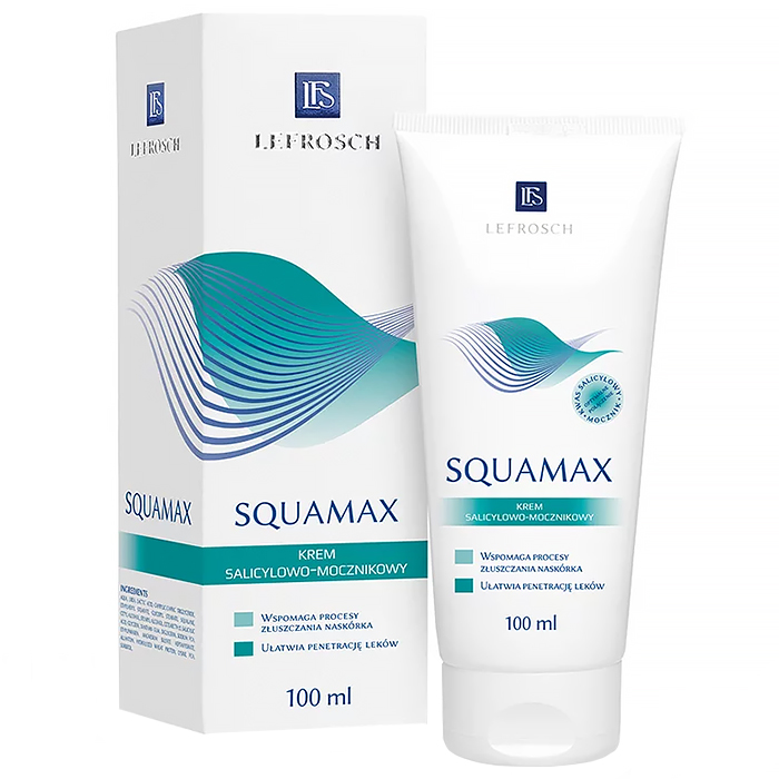 Nieznana Lefrosch Squamax, krem salicylowo-mocznikowy na rogowacenie skóry, 100 ml