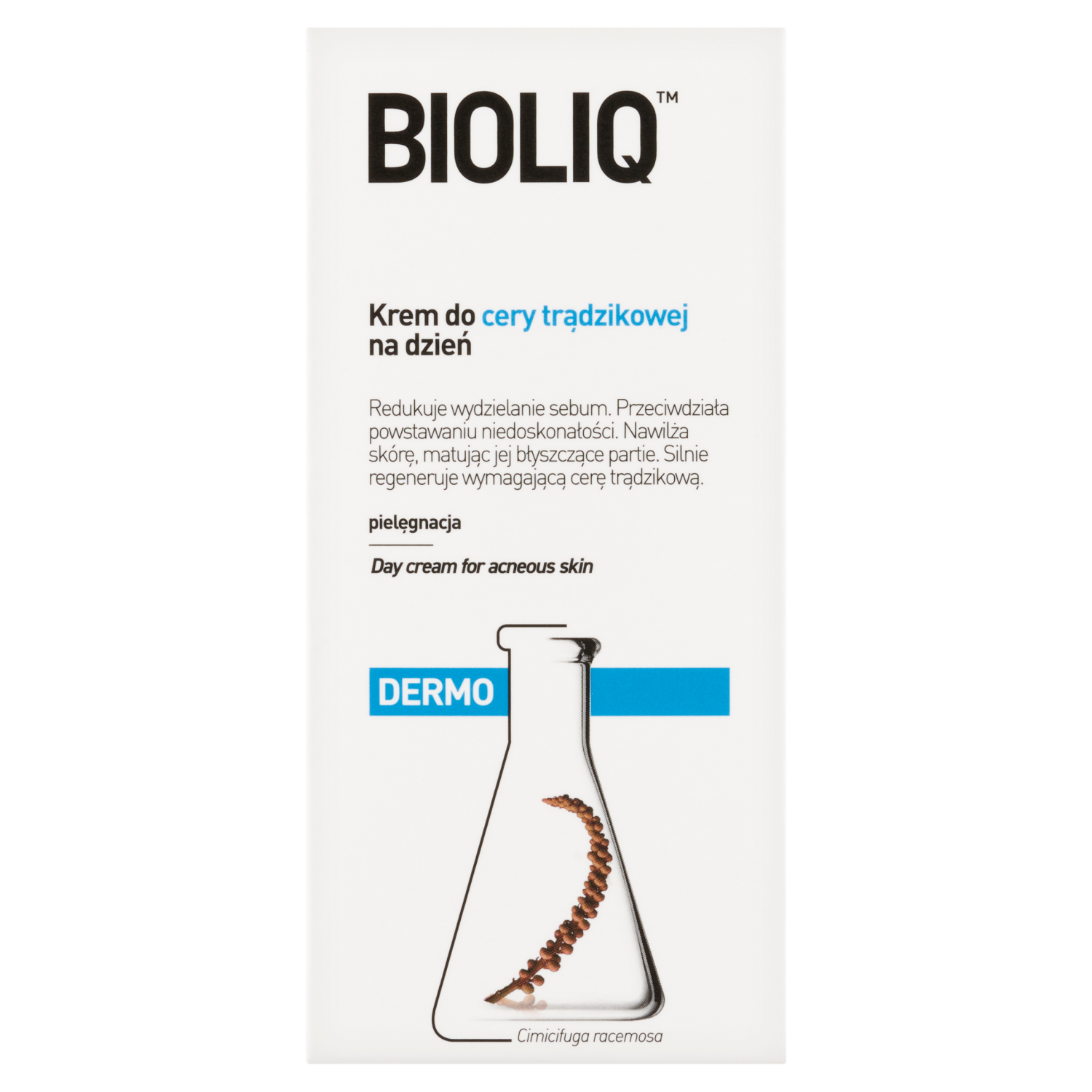Bioliq Bioliq Dermo, Creme für die Haut zu Akne neigend für den Tag, 50 ml — Inhaltsstoffe und Bewertung