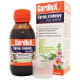 GardloX Ziołowy, syrop, bez cukru, 120 ml - miniaturka zdjęcia produktu
