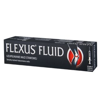 Flexus Fluid 10 mg/ 1 ml, żel do wstrzykiwań dostawowych, 2,5 ml x 1 ampułkostrzykawka - zdjęcie produktu