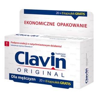 Clavin Original, 20 kapsułek + 8 kapsułek gratis - zdjęcie produktu