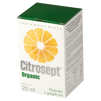 Citrosept Organic, krople, 20 ml - zdjęcie produktu