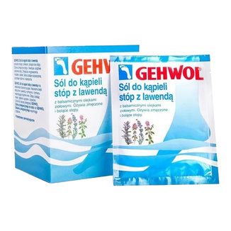 Gehwol, sól do kąpieli stóp z lawendą, 20 g x 10 saszetek KRÓTKA DATA - zdjęcie produktu