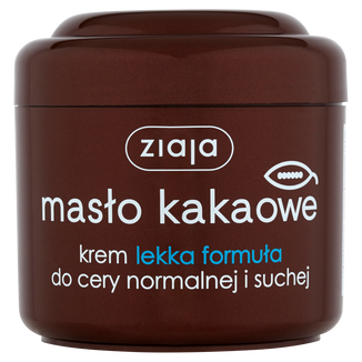 Ziaja Masło Kakaowe, krem lekka formuła do cery normalnej i suchej, 200 ml - zdjęcie produktu