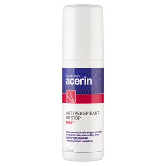 Acerin Antyperspirant Forte, dezodorant do stóp, 100 ml Acerin Antyperspirant Forte, dezodorant do stóp, 100 ml - zdjęcie produktu