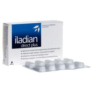 Iladian Direct plus, 10 tabletek dopochwowych - miniaturka 2 zdjęcia produktu