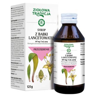 Sirupus Plantaginis 647 mg/ 5 ml, syrop, 125 g - zdjęcie produktu