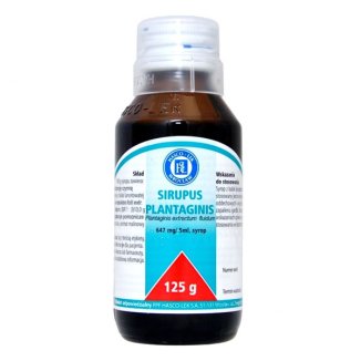 Sirupus Plantaginis 647 mg/ 5 ml, syrop, 125 g - zdjęcie produktu