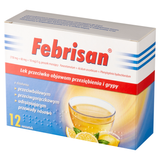 Febrisan (750 mg + 60 mg + 10 mg)/ 5 g, proszek musujący, 12 saszetek - miniaturka zdjęcia produktu