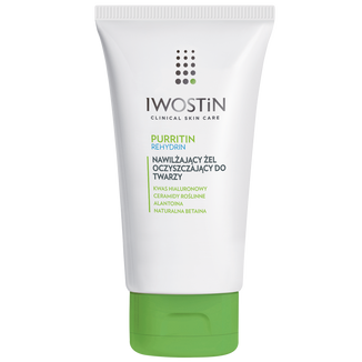 Iwostin Purritin Rehydrin, nawilżający żel do mycia twarzy, 150 ml USZKODZONE OPAKOWANIE Iwostin Purritin Rehydrin, nawilżający żel do mycia twarzy, 150 ml USZKODZONE OPAKOWANIE - zdjęcie produktu