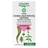 Ziołowa Tradycja Syrop z babki lancetowatej i jeżówki (642,5 mg + 160,6 mg)/5 ml, 125 g - miniaturka zdjęcia produktu