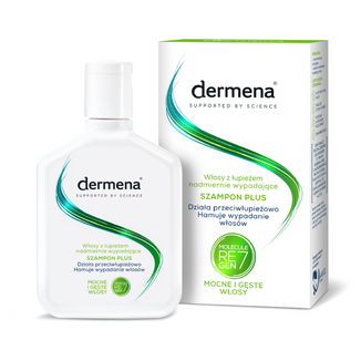 Dermena Hair Care Plus, szampon przeciwłupieżowy, 200 ml USZKODZONE OPAKOWANIE - zdjęcie produktu