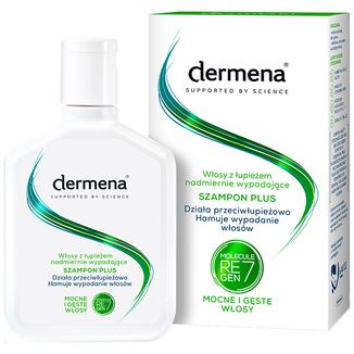 Dermena Hair Care Plus, szampon przeciwłupieżowy, 200 ml - zdjęcie produktu