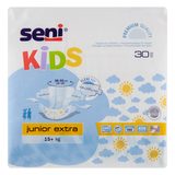 Seni Kids, pieluchomajtki, Junior Extra, od 15 kg, 30 sztuk - miniaturka zdjęcia produktu