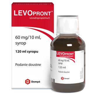 Levopront 60 mg/ 10 ml, syrop, 120 ml - zdjęcie produktu