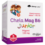 Olimp Chela-Mag B6 Junior, dla dzieci powyżej 3 lat, 5 g x 15 saszetek USZKODZONE OPAKOWANIE - miniaturka zdjęcia produktu
