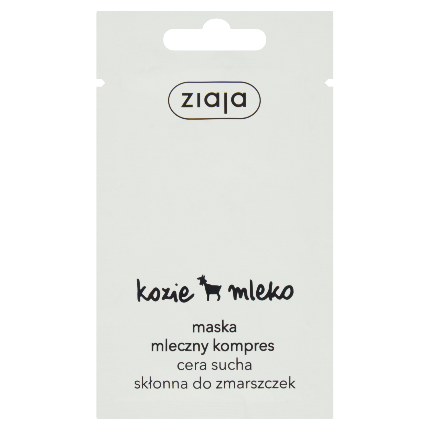 Nieznana Ziaja Kozie Mleko, maska do twarzy, cera sucha, 7 ml — Składniki i ocena