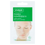 Ziaja, maska do twarzy, nawilżająca z glinką zieloną, 7 ml - miniaturka zdjęcia produktu