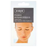 Ziaja, maska do twarzy, oczyszczająca z glinką szarą, 7 ml - miniaturka zdjęcia produktu