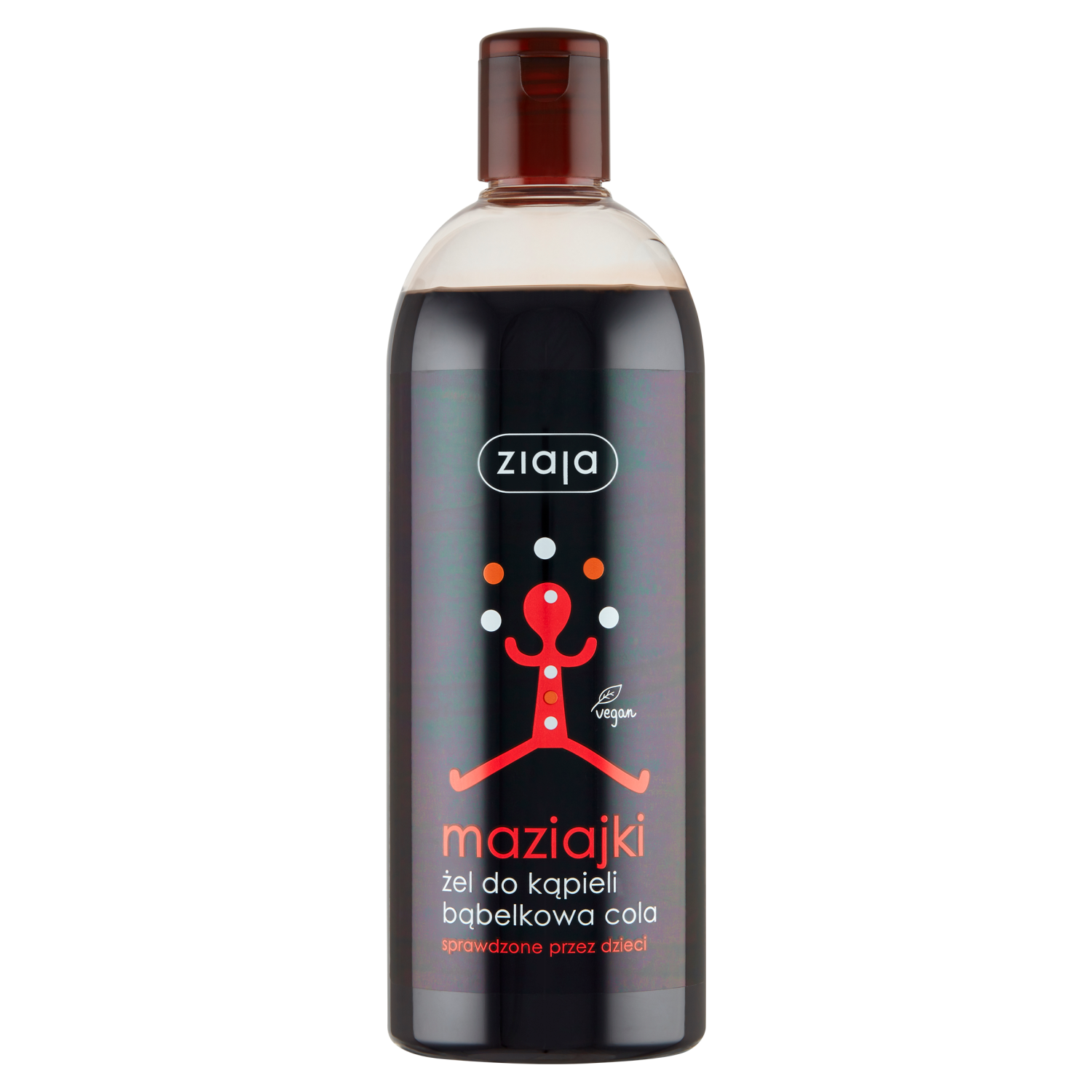 Nieznana Ziaja Maziajki, mydło do kąpieli, bąbelkowa cola, powyżej 3 lat, 500 ml