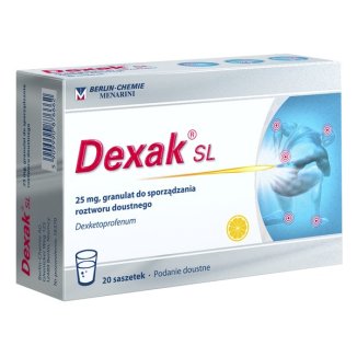 Dexak SL 25 mg, 20 saszetek - zdjęcie produktu