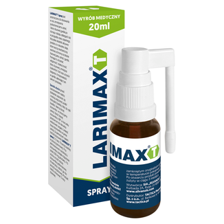 Larimax T, spray do gardła, 20 ml - zdjęcie produktu
