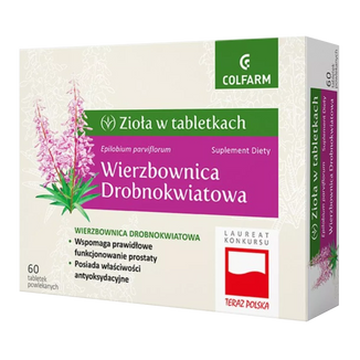 Zioła w tabletkach Wierzbownica drobnokwiatowa, 60 tabletek powlekanych USZKODZONE OPAKOWANIE - zdjęcie produktu