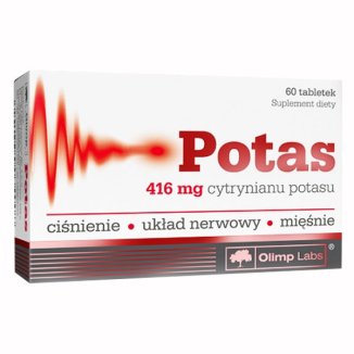 Olimp Potas, cytrynian potasu, 60 tabletek - zdjęcie produktu